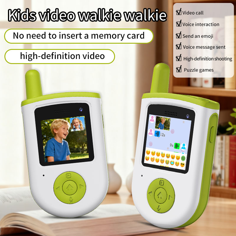 Kids Walkie Talkie Gift Toys with Magic Sound & Filters, Zero Fee Best Walkie Talkies for Kids, Emoji Photo Send Video Walkie Talkies for Boys Girls